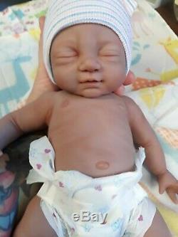 NEW 14 Preemie Full Body Silicone Baby Girl Doll Tabitha