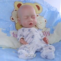 NEW 15 Full Body Silicone 38cm Reborn Baby Doll Baby Newborn boy Dolls 3.52LBS
