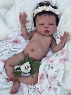 NEW 16 Full Body Silicone Baby Doll Girl COA Authentic Artist Doll
