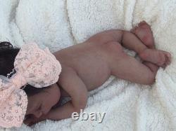 NEW 16 Full Body Silicone Baby Doll Girl COA Authentic Artist Doll