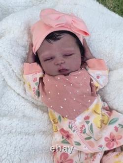 NEW 16 Full Body Silicone Baby Doll Girl COA Authentic Artist Doll