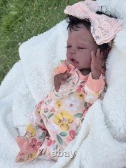 NEW 16 Full Body Silicone Baby Doll Girl COA Authentic Artist Doll