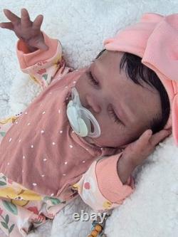 NEW 16 Full Body Silicone Baby Doll Girl COA Authentic Artist Doll
