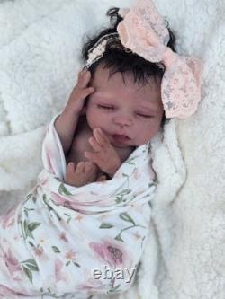 NEW 16 Full Body Silicone Baby Doll Girl COA Authentic Artist Doll