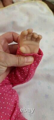 NEW 18 Newborn Preemie Full Body Silicone Baby Girl Doll Willow