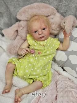 NEW 19 Realborn Reborn Girl With COA Artist Doll Collectible