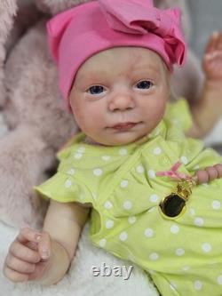 NEW 19 Realborn Reborn Girl With COA Artist Doll Collectible
