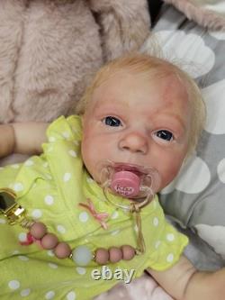 NEW 19 Realborn Reborn Girl With COA Artist Doll Collectible