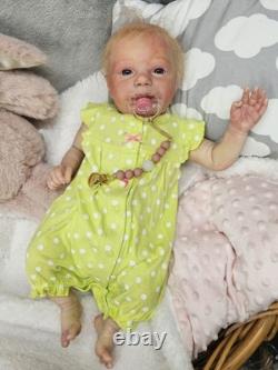 NEW 19 Realborn Reborn Girl With COA Artist Doll Collectible