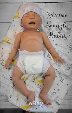 NEW 22 Newborn Full Body Silicone Baby Girl Doll Riley