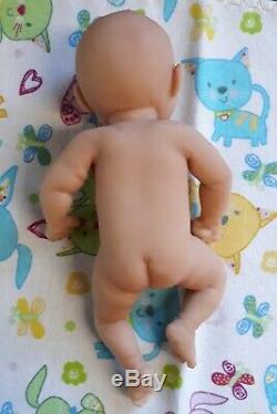 NEW 7 Micro Preemie Full Body Silicone Baby Girl Doll Kayla