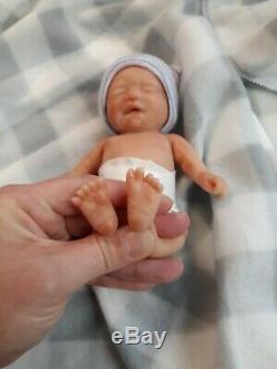 NEW 7 Micro Preemie Full Body Silicone Baby Girl Doll Madison