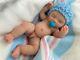 NEW Micro Mini Silicone Reborn Baby Boy Doll No Seams Ultimate Perfection