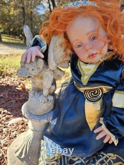 NEW SOLD out VINTAGE Reborn Taylor 2010 By DONNA Rubert as Merida 30 BRAVE Doll