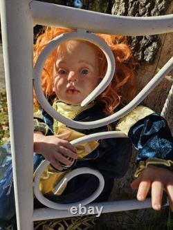 NEW SOLD out VINTAGE Reborn Taylor 2010 By DONNA Rubert as Merida 30 BRAVE Doll