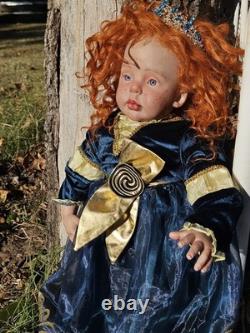 NEW SOLD out VINTAGE Reborn Taylor 2010 By DONNA Rubert as Merida 30 BRAVE Doll