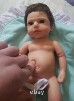 NIB Reborn FULLSilicone BabyBoyDoll Ludon Rooted Hair+Extras not pictured x10