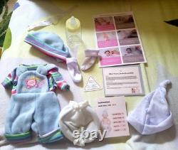 NIB Reborn FULLSilicone BabyBoyDoll Ludon Rooted Hair+Extras not pictured x10