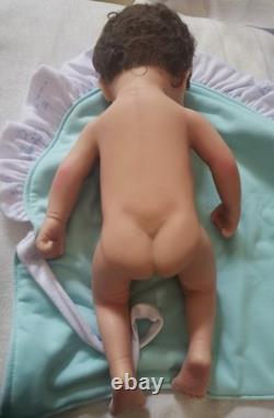 NIB Reborn FULLSilicone BabyBoyDoll Ludon Rooted Hair+Extras not pictured x10