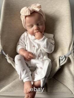 New 100% Full Silicone Reborn Doll Weighted Newborn Girl Soft Flexi