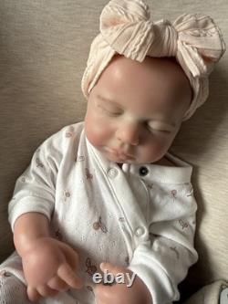 New 100% Full Silicone Reborn Doll Weighted Newborn Girl Soft Flexi