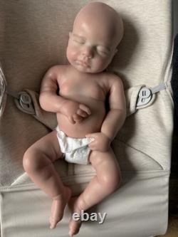 New 100% Full Silicone Reborn Doll Weighted Newborn Girl Soft Flexi