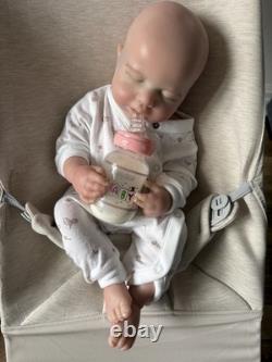 New 100% Full Silicone Reborn Doll Weighted Newborn Girl Soft Flexi