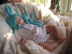 New 7lbs Reborn Toddler Baby Boy Doll & Gift Bag Donna Rubert Sunbeambabies Ghsp