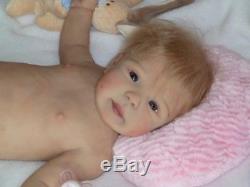 New Baby Marcia Awake Full Body Soft Solid Silicone Girl Reborn Doll