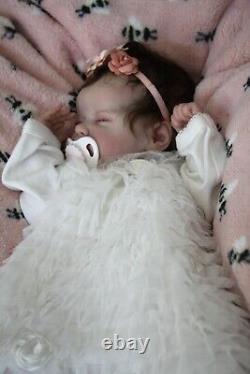 New Dawn Nursery reborn vinyl doll baby girl Indie by LLEGail CareyOOAK