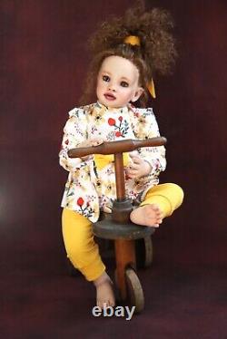 New Dawn NurseryReborn Toddler DollPIPPAhuman hairartist Gail Carey