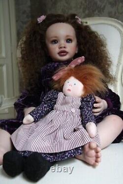 New Dawn NurseryReborn Toddler DollPIPPAhuman hairartist Gail Carey