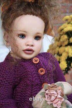 New Dawn NurseryReborn Toddler DollPIPPAhuman hairartist Gail Carey