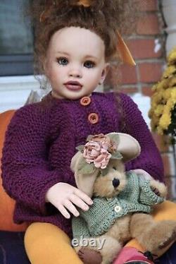 New Dawn NurseryReborn Toddler DollPIPPAhuman hairartist Gail Carey