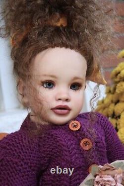 New Dawn NurseryReborn Toddler DollPIPPAhuman hairartist Gail Carey