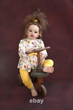 New Dawn NurseryReborn Toddler DollPIPPAhuman hairartist Gail Carey