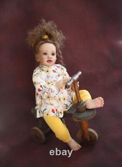 New Dawn NurseryReborn Toddler DollPIPPAhuman hairartist Gail Carey