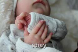 New Realistic Lifelike Adorable Newborn Baby Boy Partial Silicone Luxe Brace