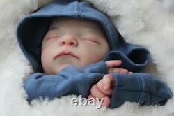 New Realistic Lifelike Adorable Newborn Baby Boy Partial Silicone Luxe Brace