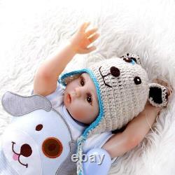 Newborn Baby Dolls Silicone Full Body Twins Doll Boy+Girl 18 Reborn Baby Dolls