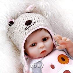 Newborn Baby Dolls Silicone Full Body Twins Doll Boy+Girl 18 Reborn Baby Dolls