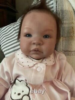 Newborn reborn baby girl doll