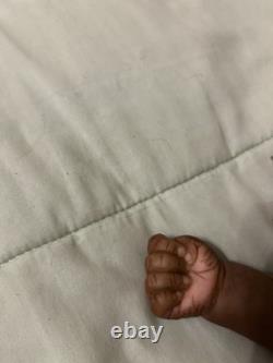 OOAK Medium Dark AA Reborn art doll 3 Months 20 inches long Tori