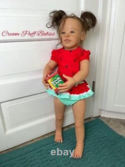 OOAK Reborn Toddler Girl Doll Kim by Sigrid Bock Reborn Baby Dolls Reborn Dolls