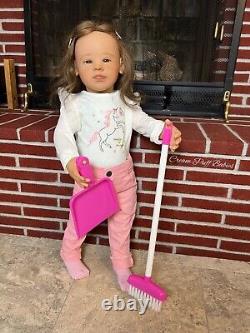 OOAK Reborn Toddler Girl Doll Kim by Sigrid Bock Reborn Baby Dolls Reborn Dolls