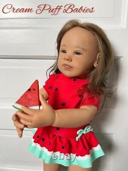 OOAK Reborn Toddler Girl Doll Kim by Sigrid Bock Reborn Baby Dolls Reborn Dolls