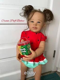 OOAK Reborn Toddler Girl Doll Kim by Sigrid Bock Reborn Baby Dolls Reborn Dolls