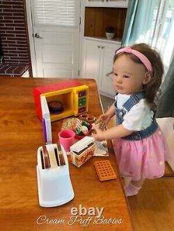 OOAK Reborn Toddler Girl Doll Kim by Sigrid Bock Reborn Baby Dolls Reborn Dolls