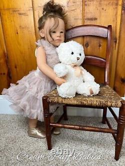 OOAK Reborn Toddler Girl Doll Kim by Sigrid Bock Reborn Baby Dolls Reborn Dolls