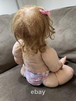 OOAK Strawberry Blonde Baby Girl Reborn Doll